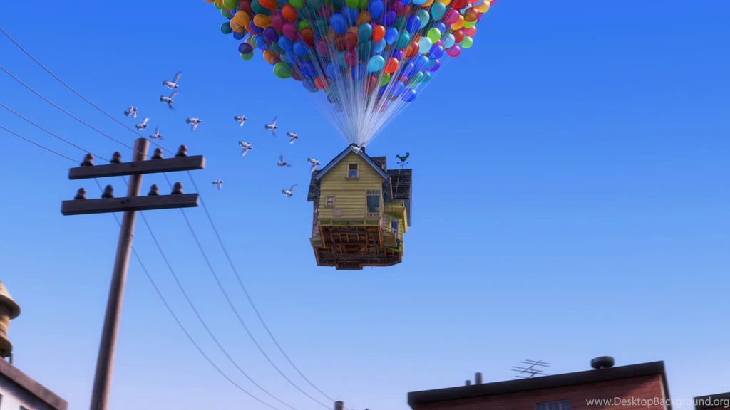 Pixar Up (movie) Balloons Wallpapers