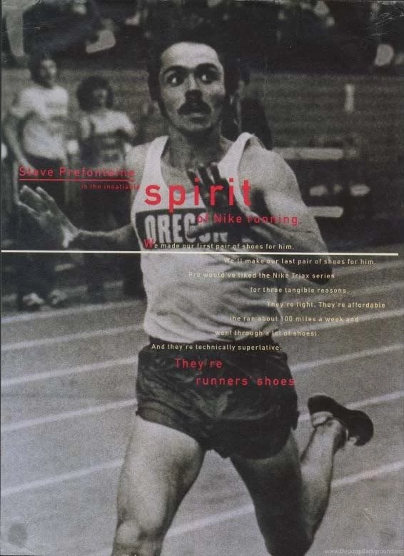 Nike Town: Steve Prefontaine Nike Advert