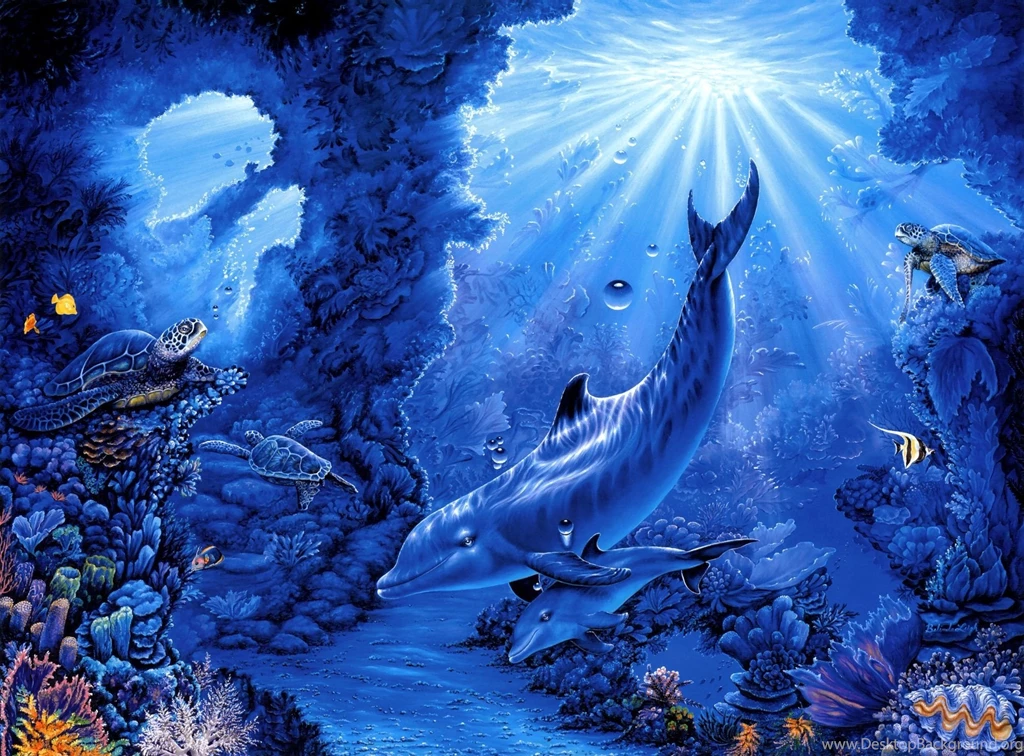 Dolphin Fish Wallpaper.