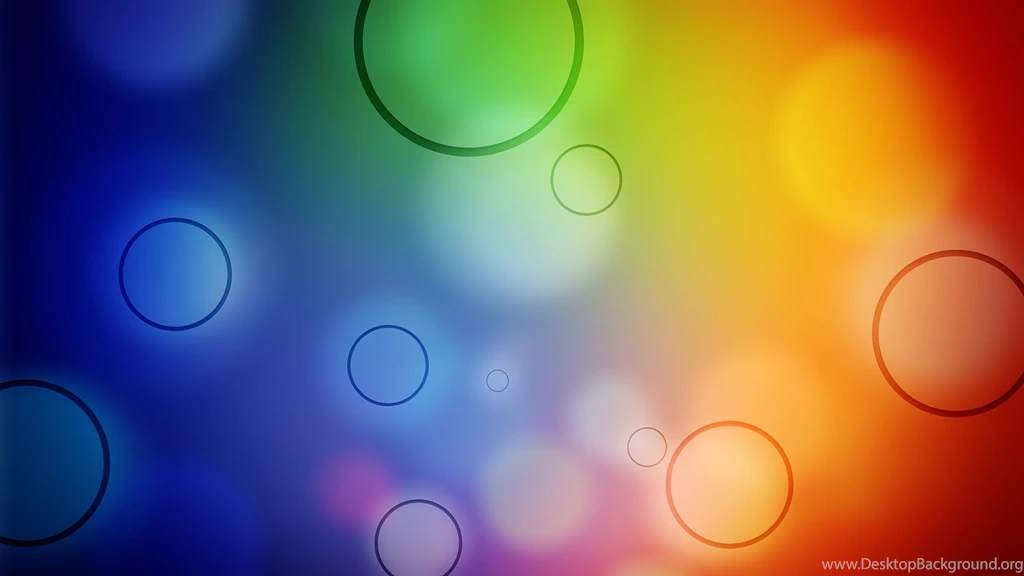Download Wallpapers 1920x1080 Background, Circles, Spots, Colorful ...