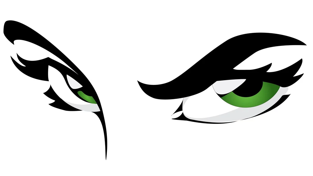 Eyes Green Eyes Graphics White Backgrounds Vector Wallpapers ...
