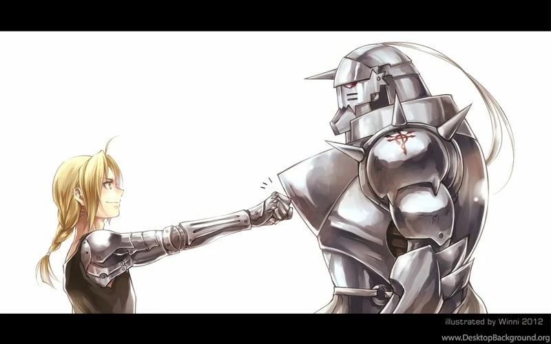 Elric Alphonse Elric Edward Simple Backgrounds Full Metal Alchemist ...