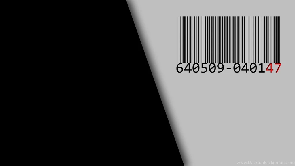 Hitman Absolution Barcode Black Colors Wallpapers