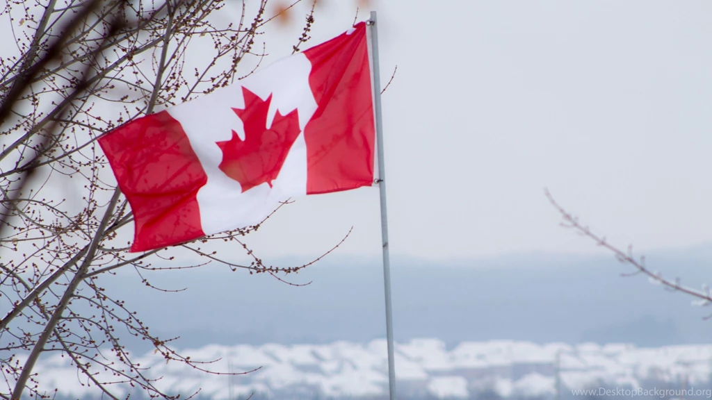 Canadian Flag Tree Clouds Country 4k Ultra HD Wallpapers