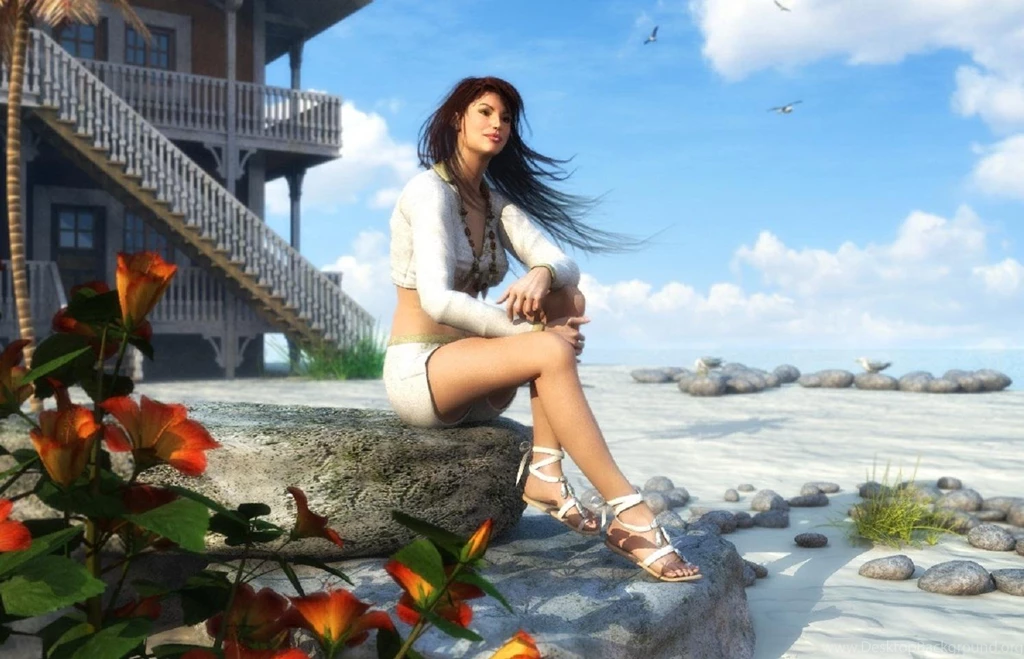 Beach Fantasy Girl   (