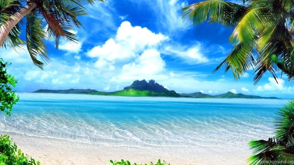 Fantasy Green Beach Nature Wallpapers HD / Desktop And Mobile ...