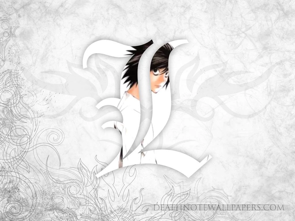 Image   L logo wallpaper 1024 768.jpg   Death Note Wiki   Wikia