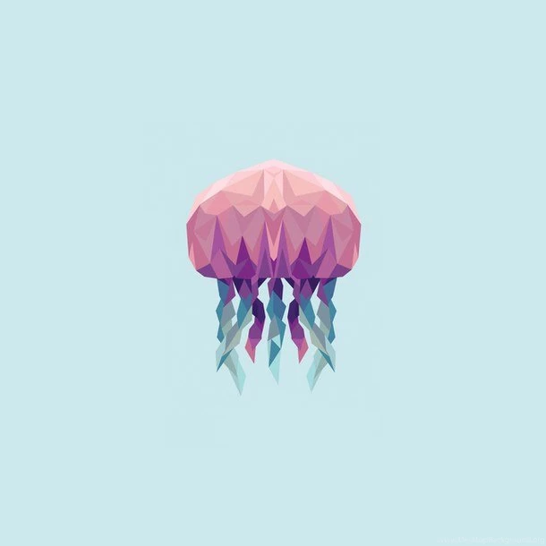 Animal, Background, Blue, Cartoon, Cool, Hipster, Jellyfish, Ocean ...