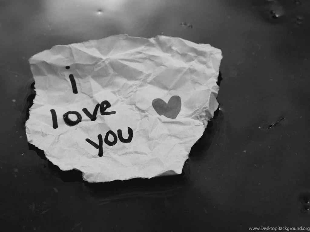 Black And White I Love You Wallpapers HD
