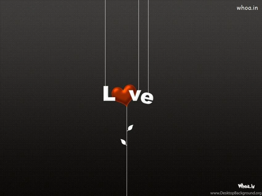 Dark Backgrounds Love Heart Like Tree