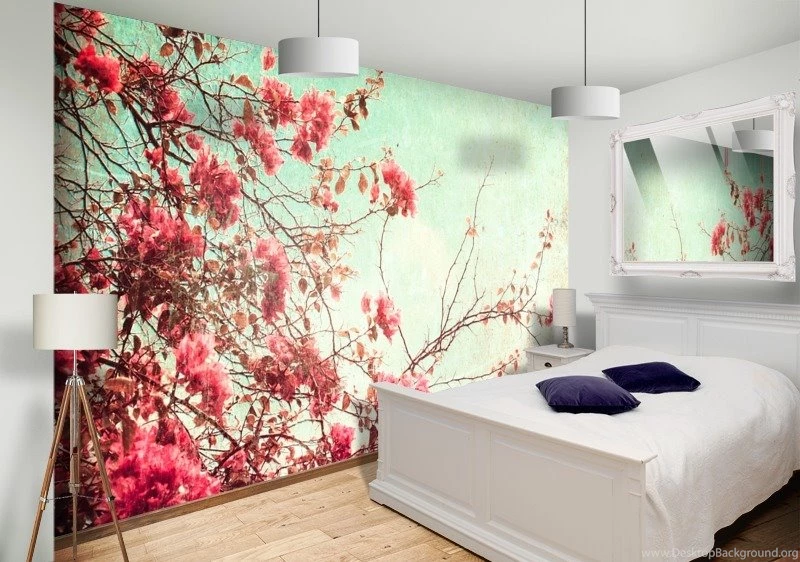 Spring Flowers Custom Wallpapers Mural Print By Jw & Shutterstock