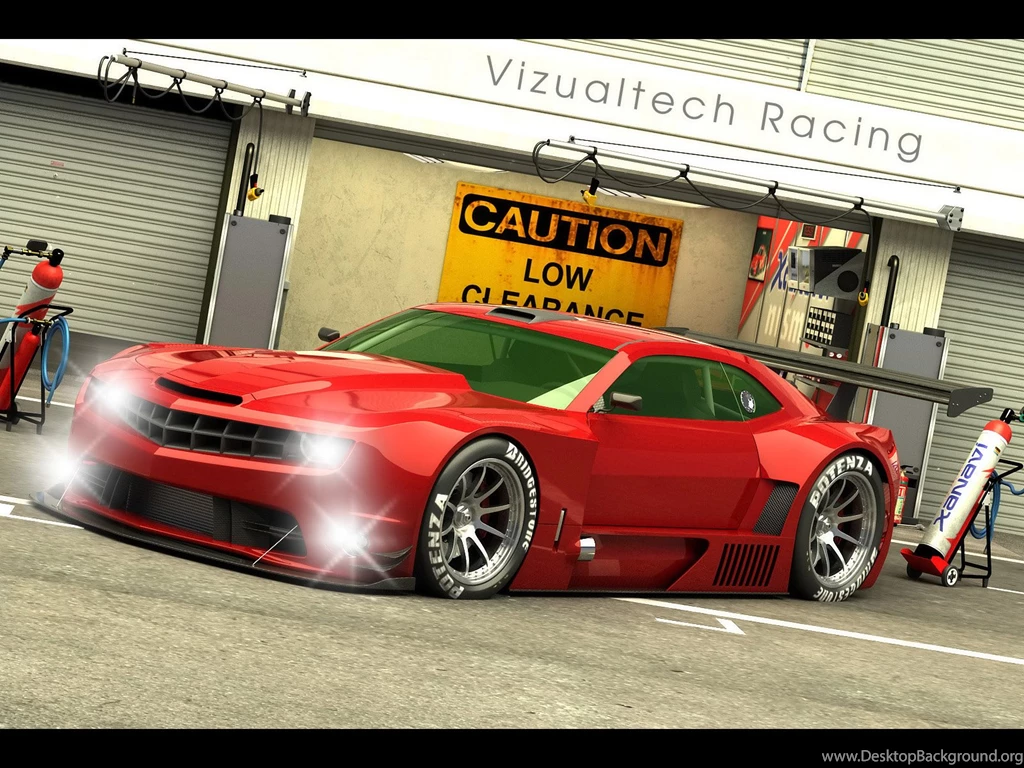2010 Chevrolet Camaro ALMS Style Race Car By Vizualtech   Front ...