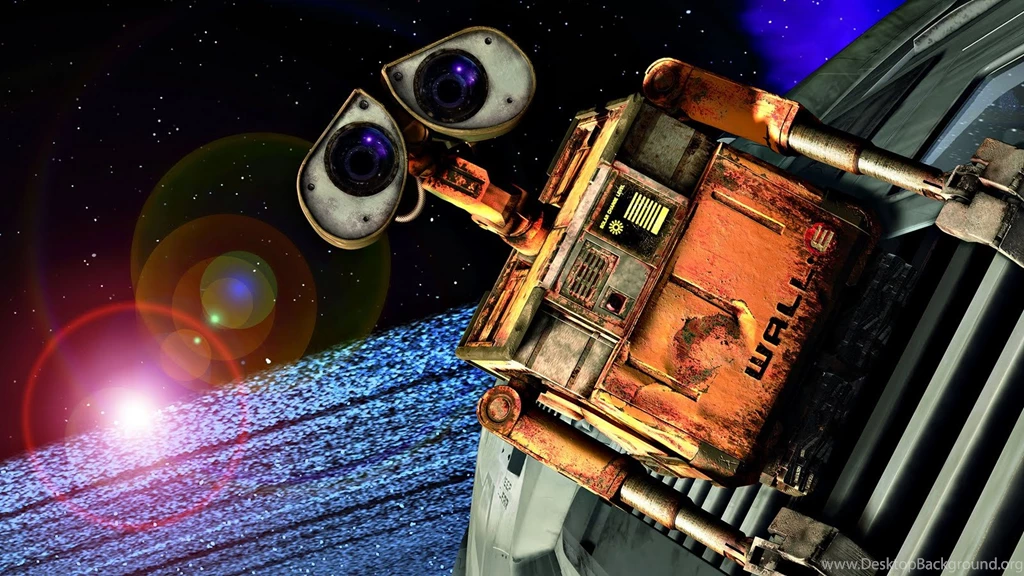 Wallpapers Wall E Cute The Movie Kind Eyes Robot Free 1600x900 ...