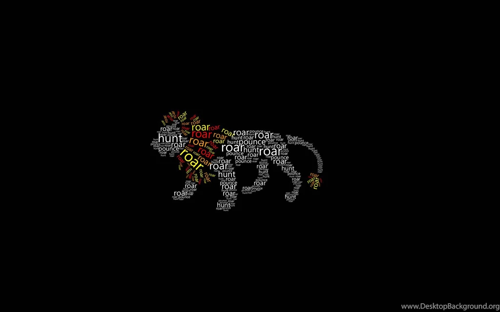 Free Lion Of Typography Wallpapers, Free Lion Of Typography HD ...