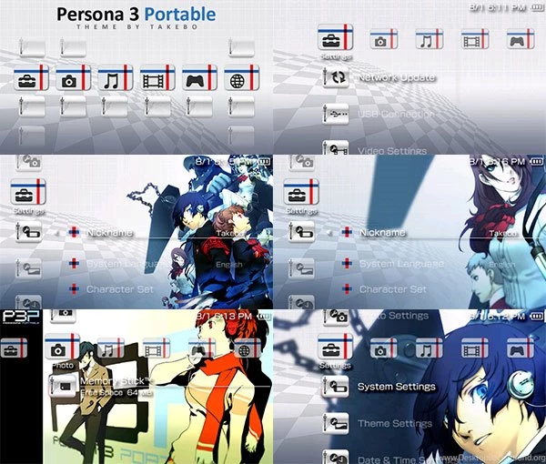 PSP Theme Persona 3 Portable By Takebo On DeviantArt