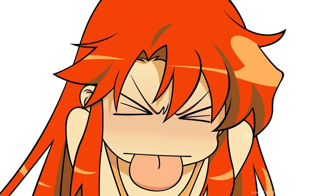 Yoko Kirameki Girl Tongue Indignation