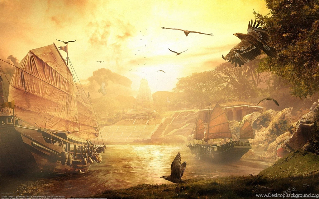Cg Wallpapers Igor Staritsin Ancient Temple Fantasy Ancient Temple ...