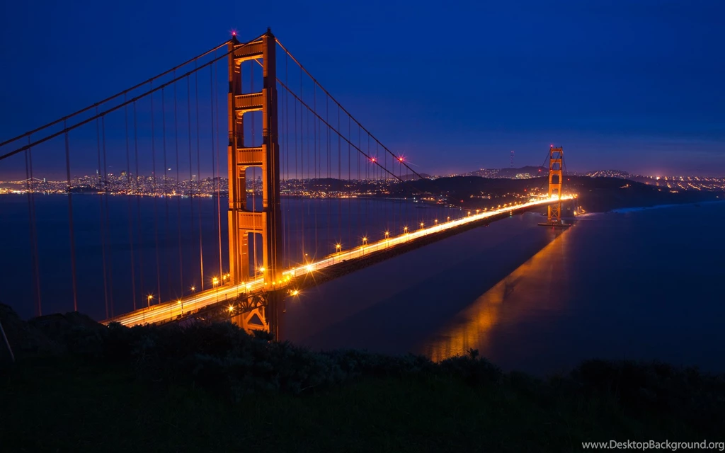 Golden Gate Bridge Night Wallpapers Wallpaper.