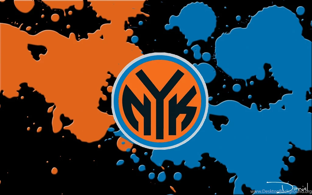 New York Knicks Logo Drawing Wallpaper.