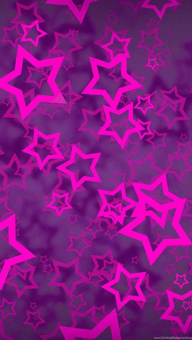 Pink Stars Wallpapers Free iPhone Wallpapers