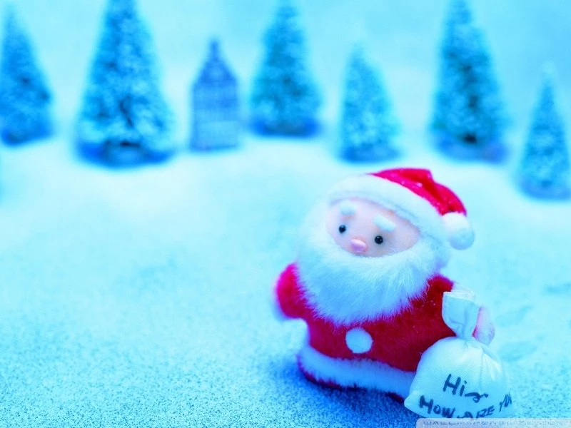 Cute Santa Claus HD Desktop Wallpapers : High Definition ...