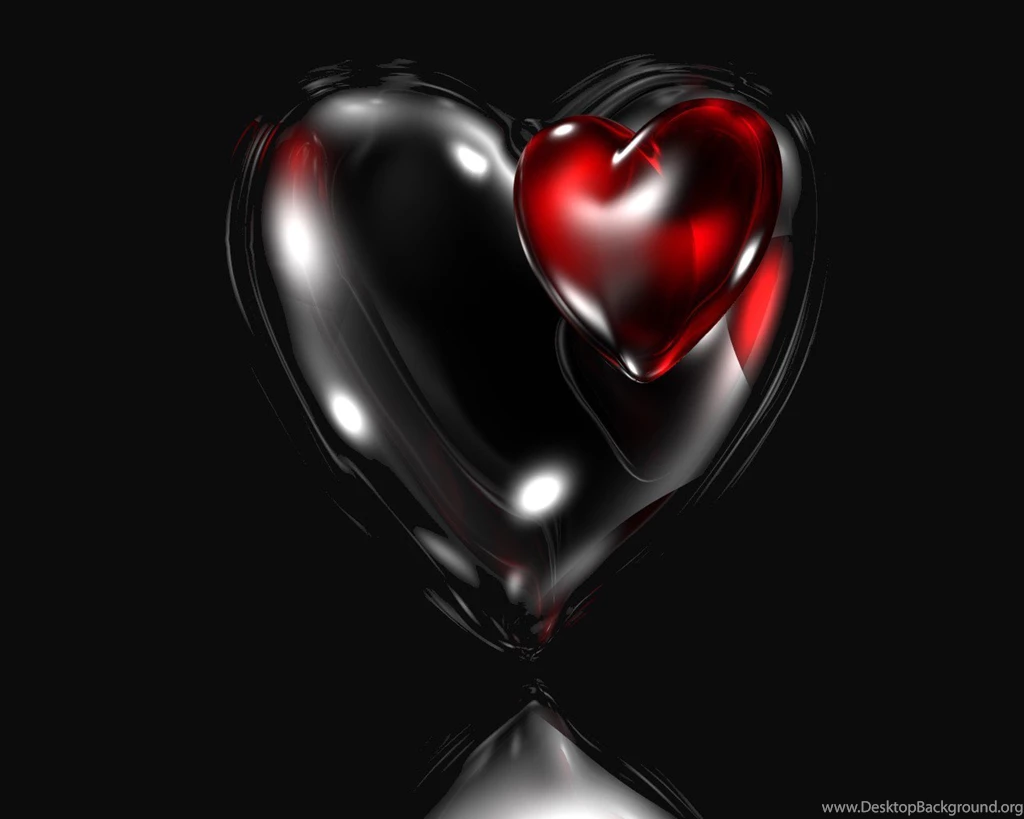 Wallpapers For Desktop 3d Hearts