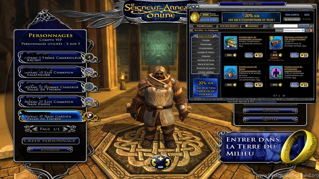 SOLD WTS: LOTRO Lifetime European Account