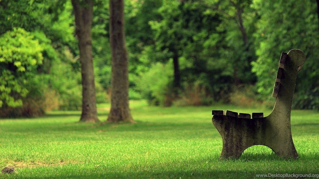 Lovely Park Bench HD Wallpapers