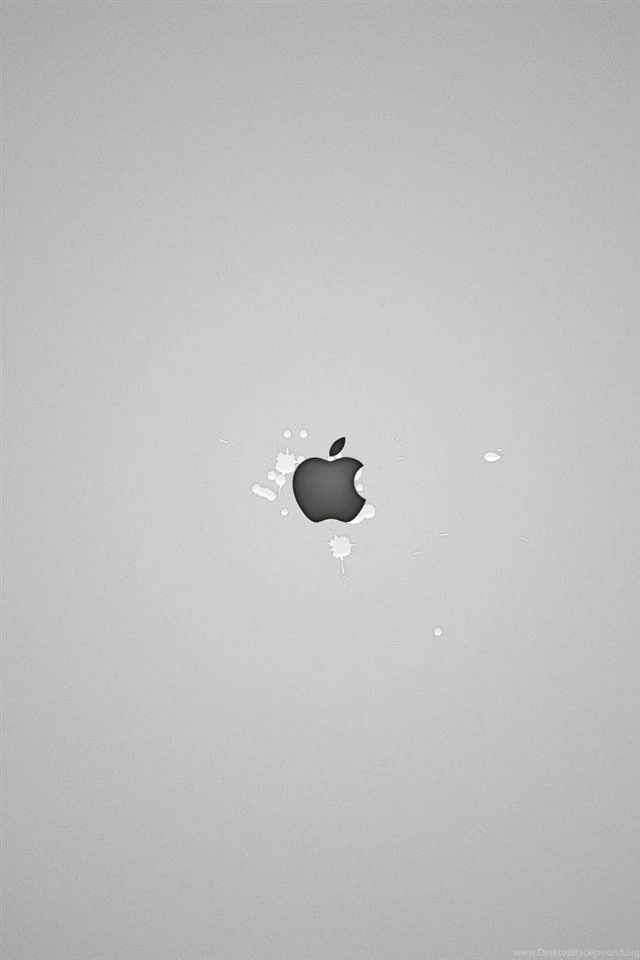 Apple White Drops iPhone Wallpapers / IPod Wallpapers HD   Free Download