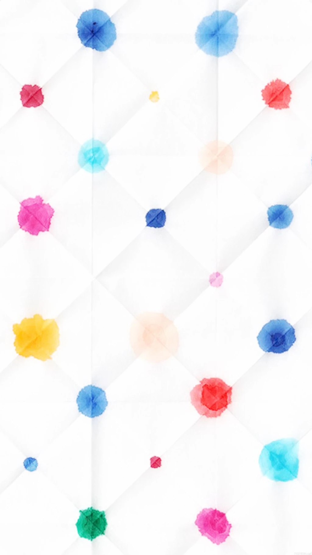 Watercolor Dots White Pattern iPhone 6 Wallpapers Download