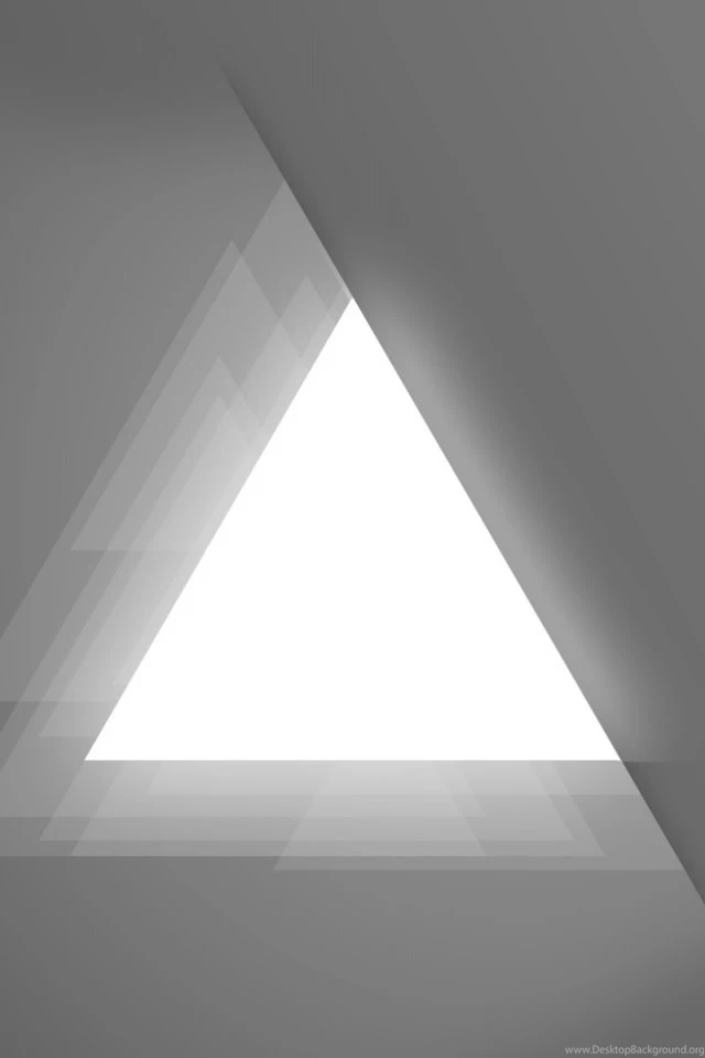 640x960 White Triangle Iphone 4 Wallpapers