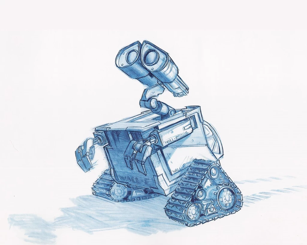 RePin Image: Wall E Giving Flowers To Eve On Pinterest