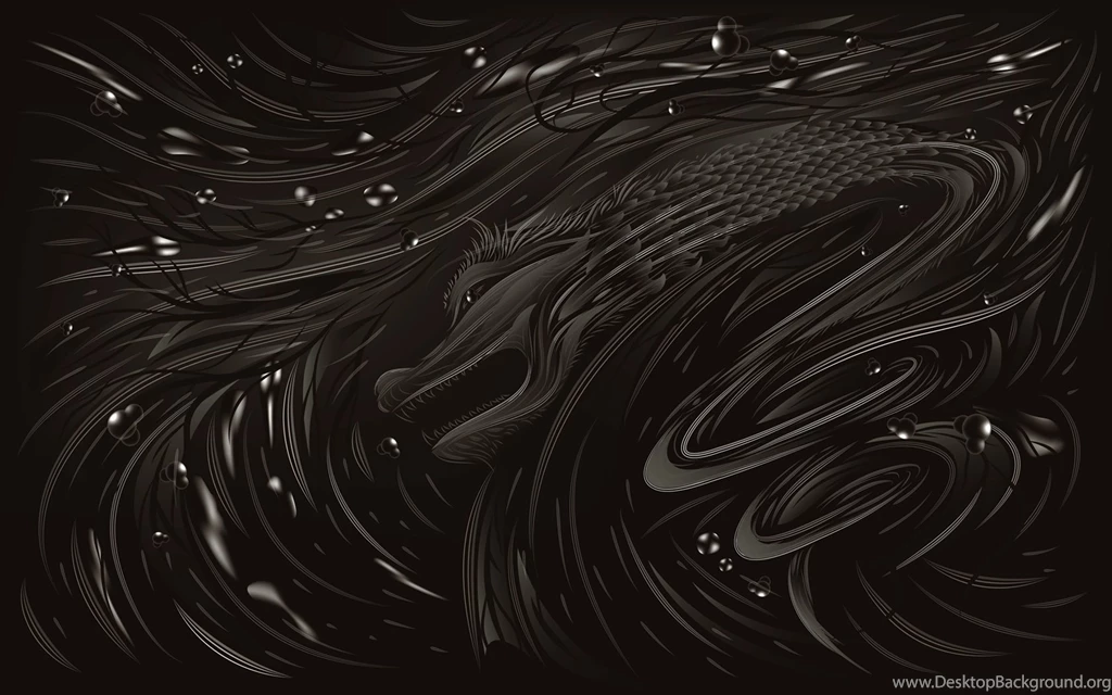 Black Water Dragon New Year 2012 Wallpapers