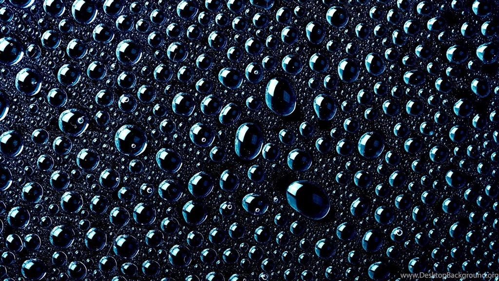 Water Drops Wallpapers Black