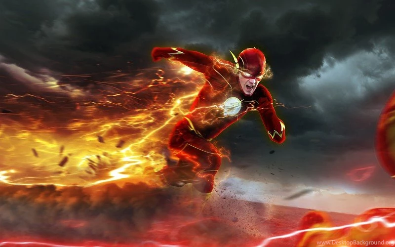 Barry Allen In The Flash TV Poster Wallpapers Free Desktop ...