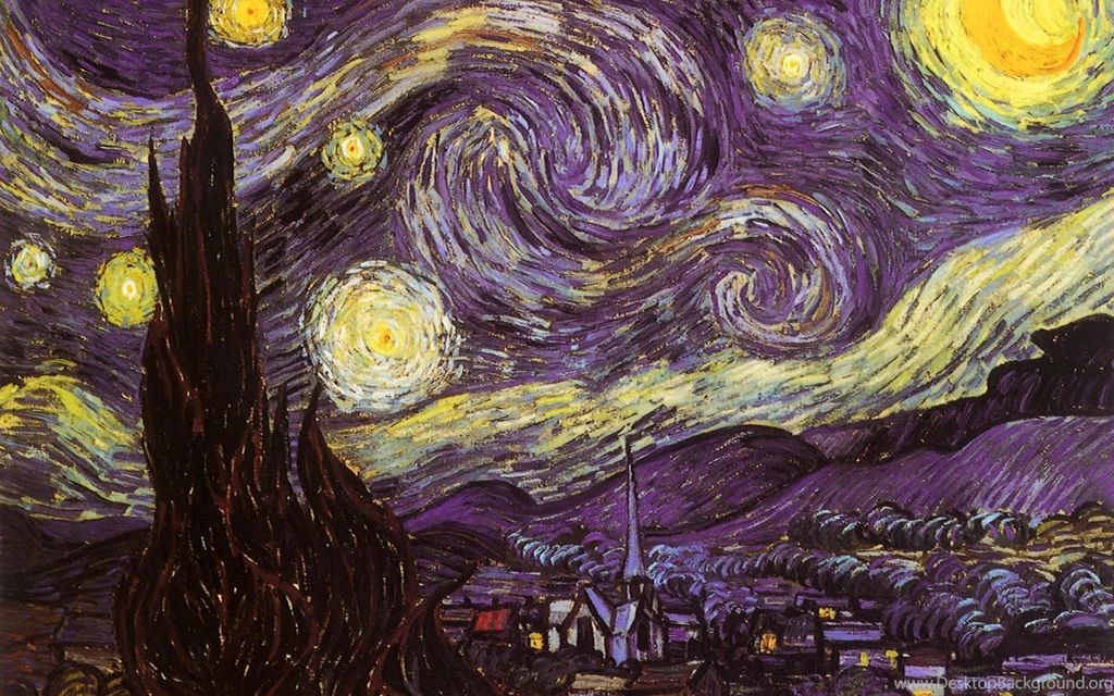 Starry Night Vincent Van Gogh Artwork Paintings Wallpapers