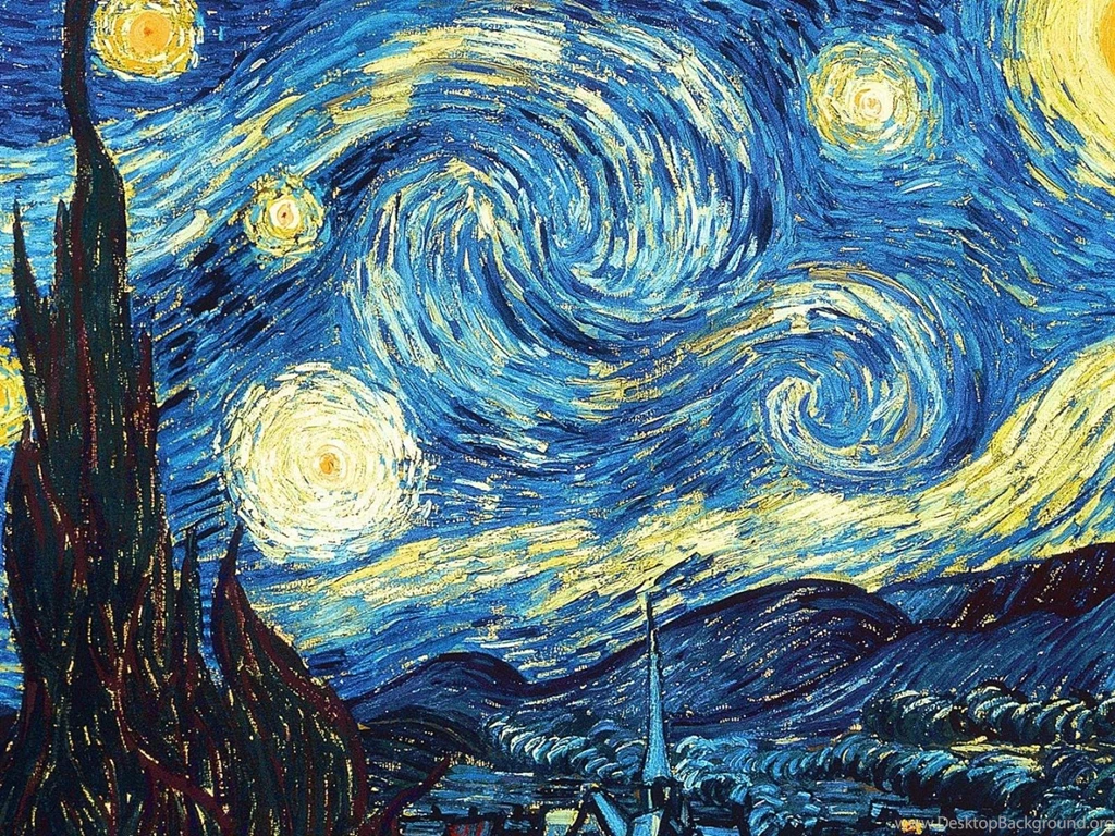 Starry Night Vincent Van Gogh Artwork Paintings Wallpapers