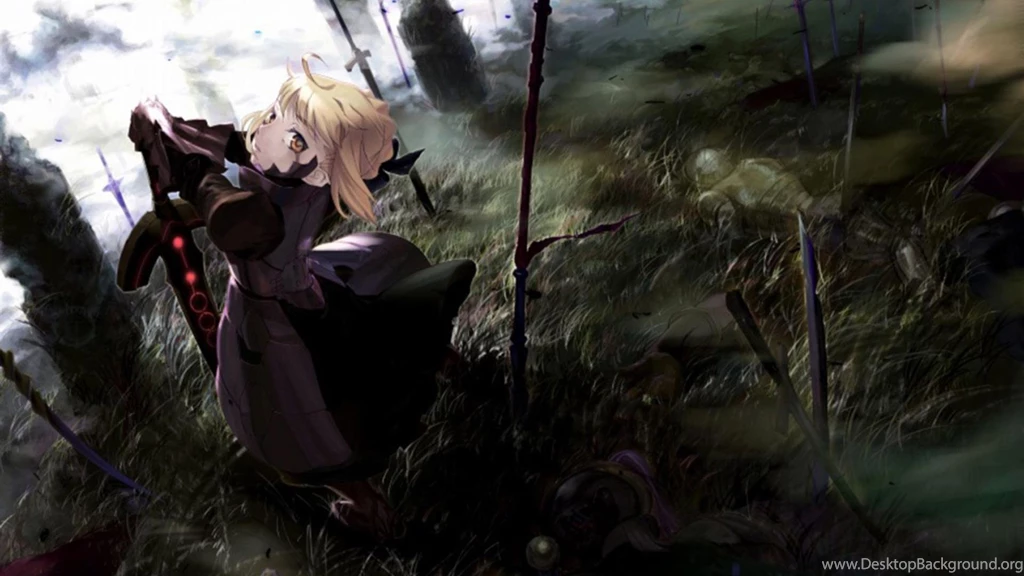 Fate Stay Night Widescreen Artwork Hd Wallpapers (