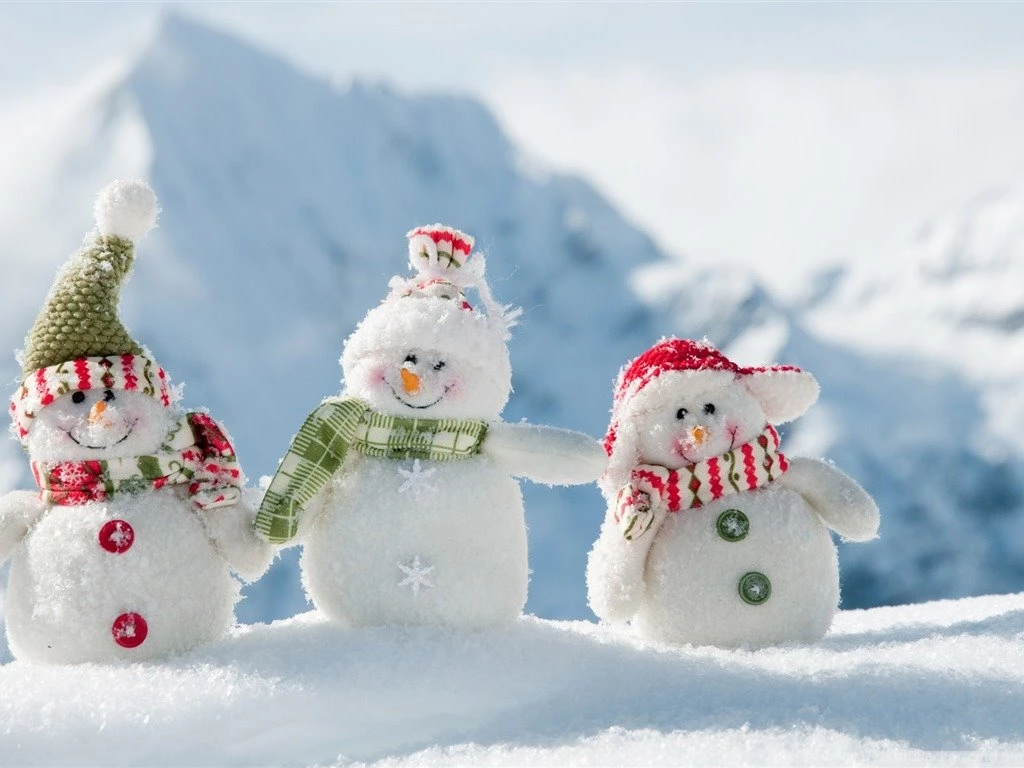Snowman desktop Wallpapers Winter Scenery   1024x768 Wallpapers ...