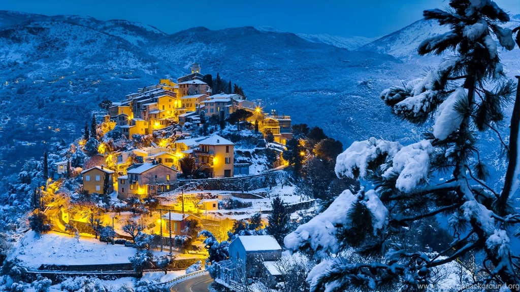 Christmas Village Backgrounds Wallpapers Cave