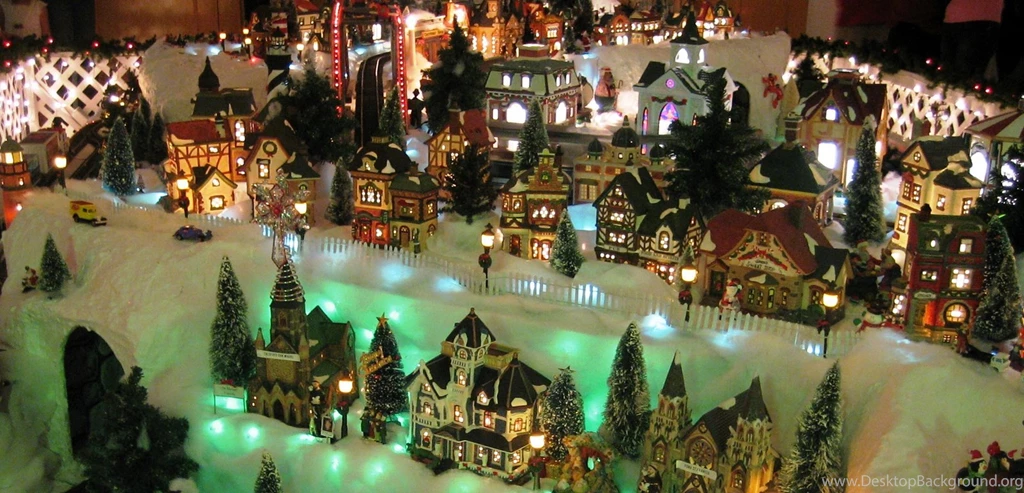 Christmas Village Backgrounds