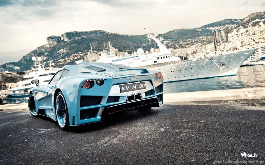 Sky Blue Color Mazzanti Car Wallpapers