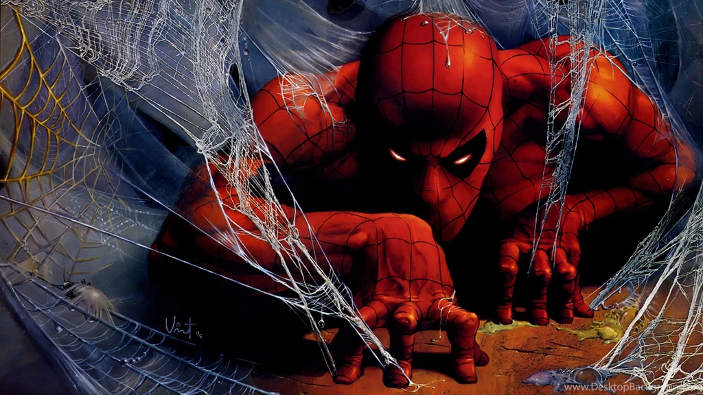 Download 1920x1080 HD Wallpapers Web Nest Evil Spiderman, Desktop ...