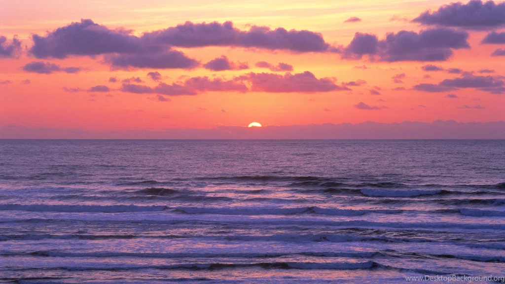 Sunset, County, Oregon, Pacific, Ocean, Art, Freewallpapers ...