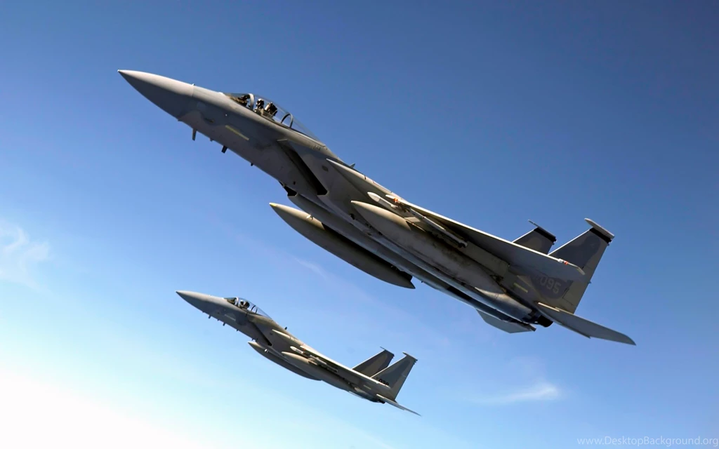 F 15 Eagles Fly Over The Pacific Ocean Wallpapers