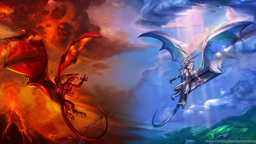 HD Fire Dragon VS Ice Dragon Wallpapers HD 1080p Full Size ...