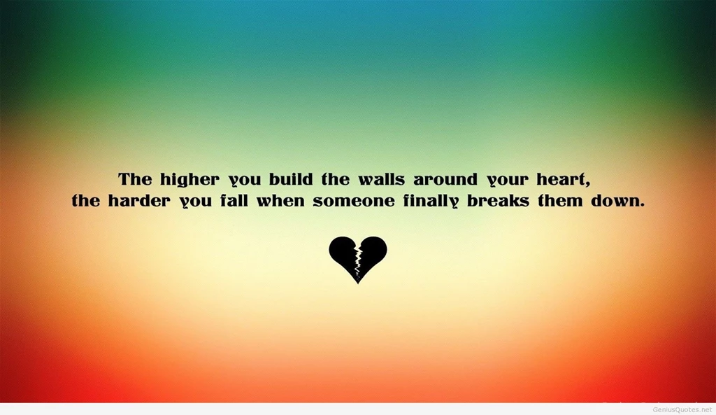 Broken Heart Love Wallpapers With Quote
