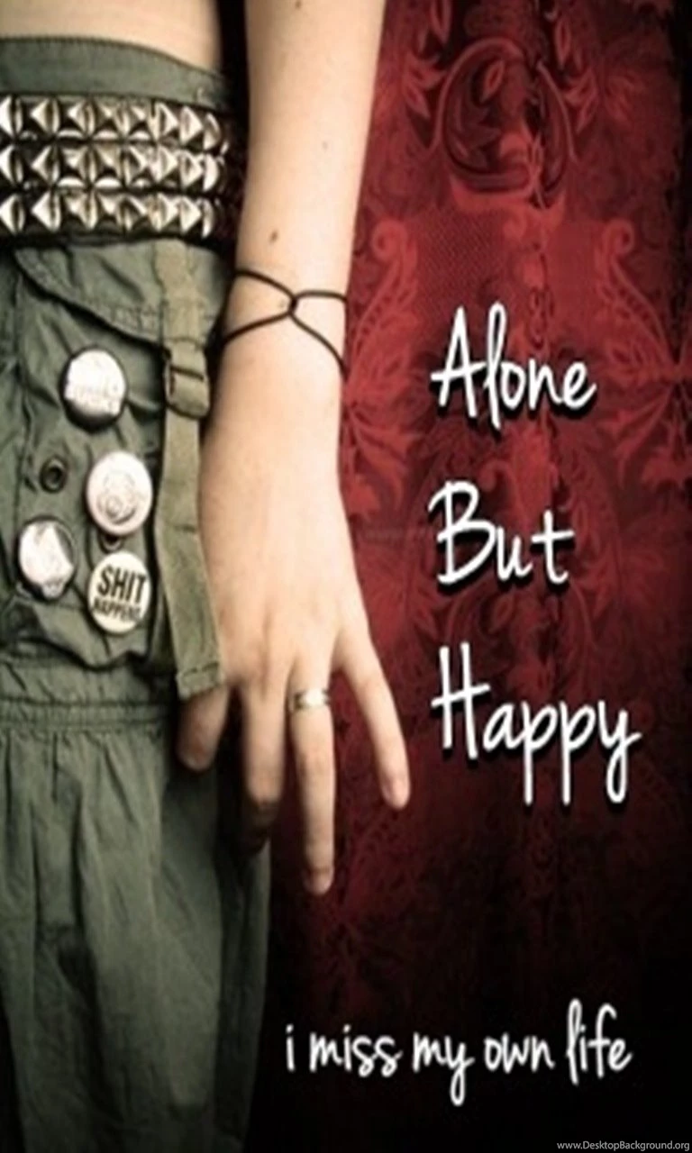 Download Free Alone But Happy Mobile Mobile Phone Wallpapers ...