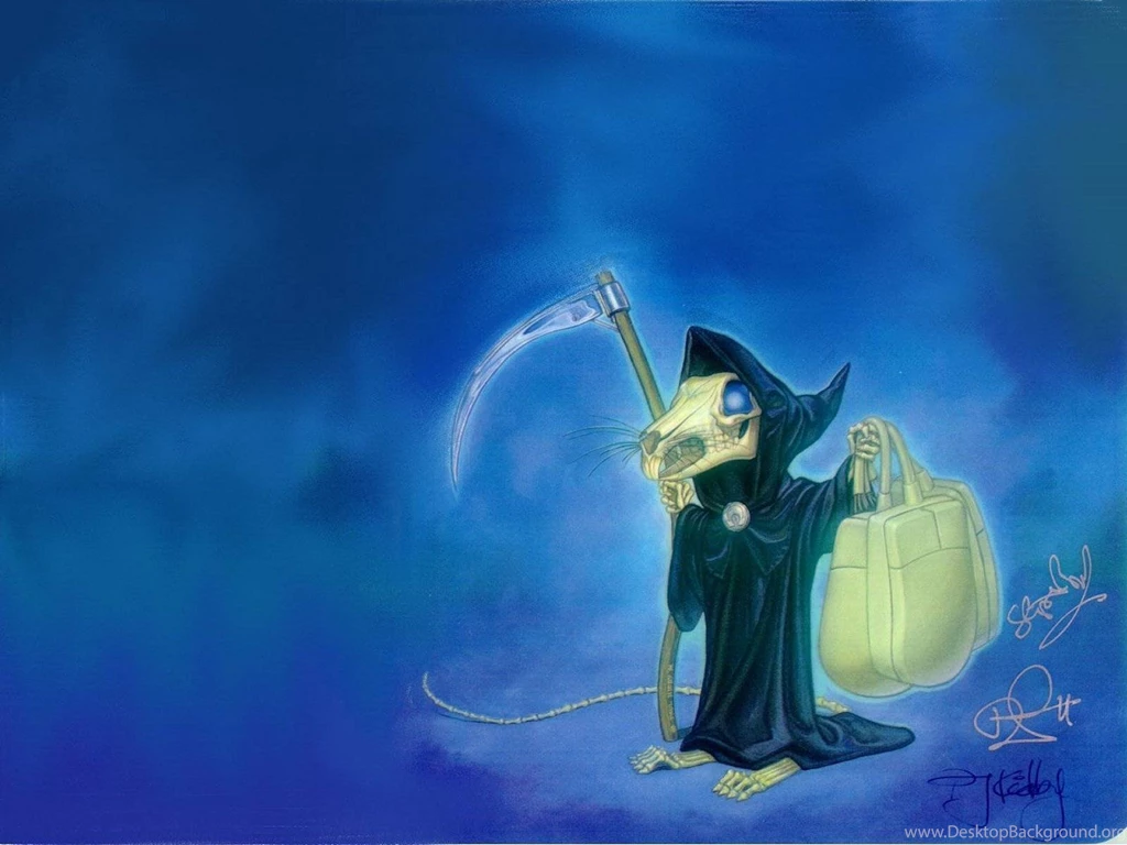 Wallpaper] The Death Of Rats Also Reaps Mice. : Discworld