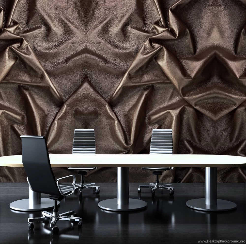 Bronze Leather Mural Wallpapers
